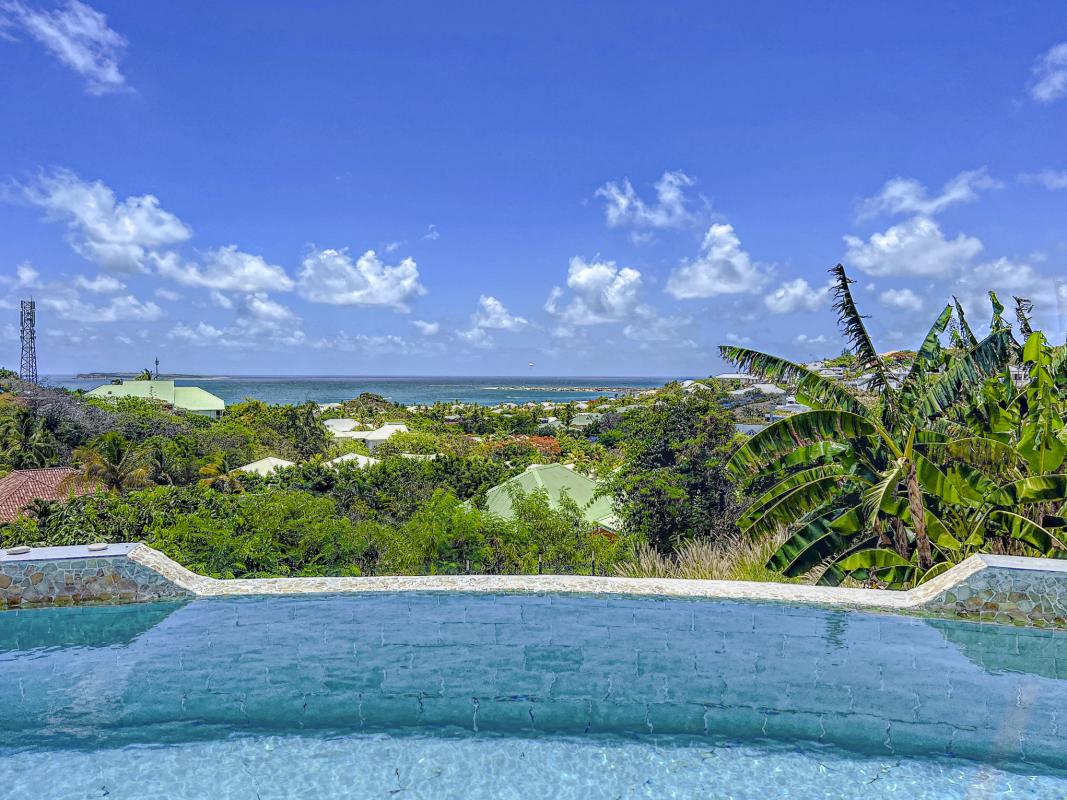 Location villa à la Baie Orientale Saint Martin_ Piscine - 3